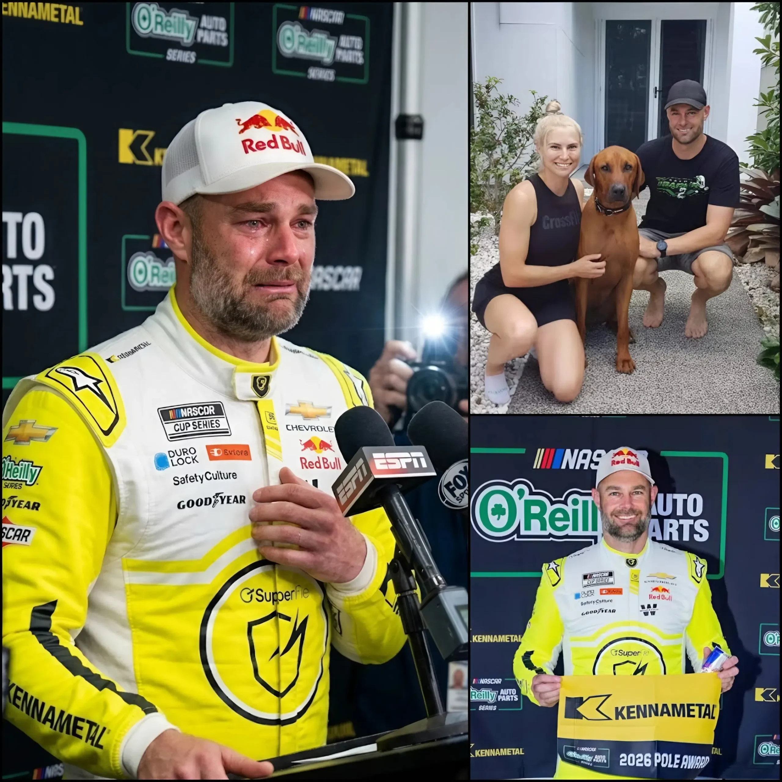 Cover Image for 💖 “ALL MY EFFORTS OVER THE PAST ARE FOR THIS WOMAN…” — Shane van Gisbergen emotionally shared at the Toyota/Save Mart 350 race at Sonoma Raceway.