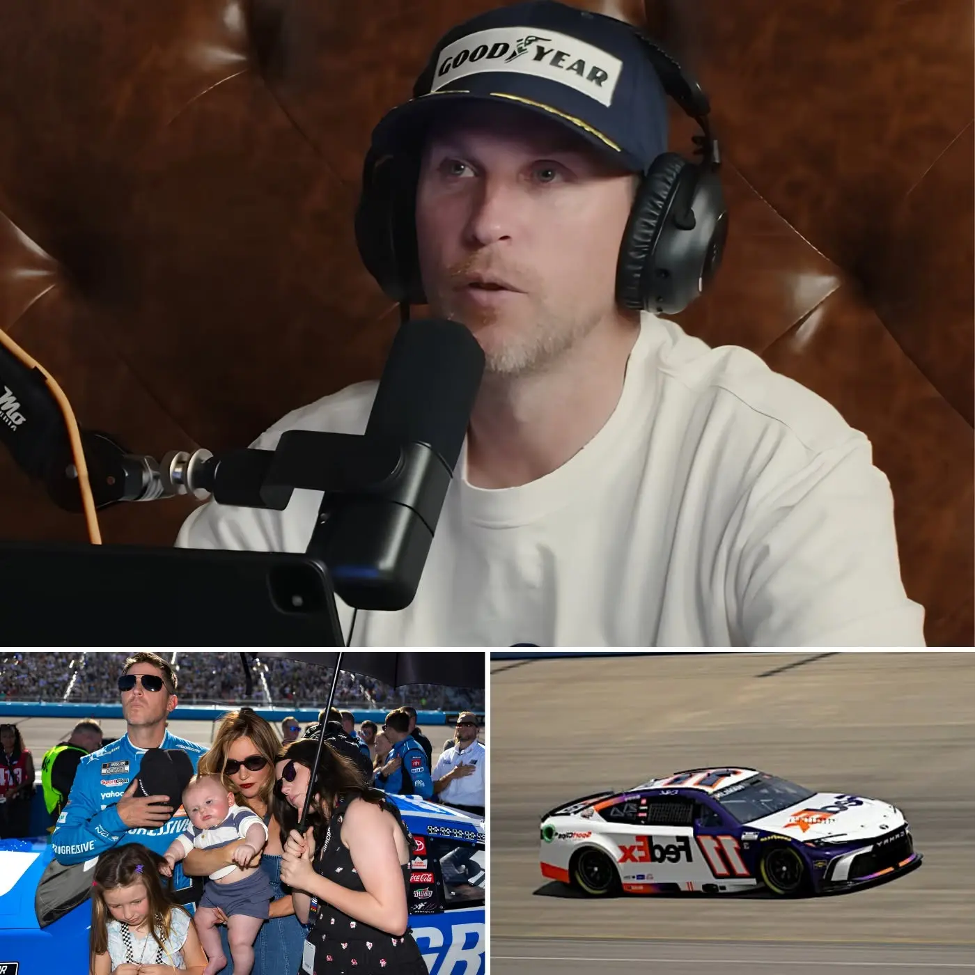 Cover Image for 🚨 “It wasn’t an easy decision…” Denny Hamlin unexpectedly released a 17-word statement about his future career, revealing a plan to mark the final years of his career, sparking immediate debate within the NASCAR community.👇👇👇