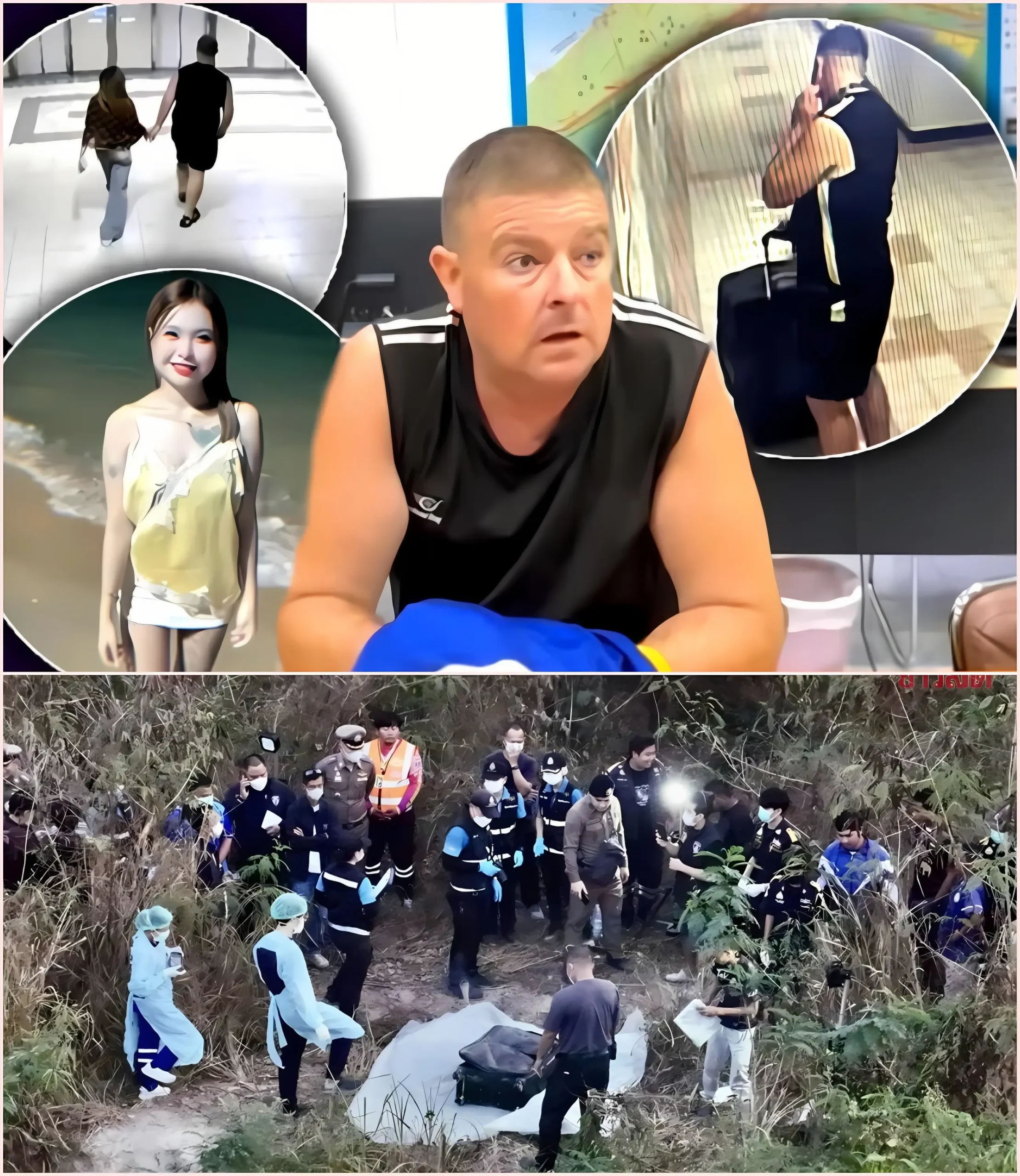 Cover Image for SHOCKING NEW STATEMENT: New photos of scratches on the arms and neck of Australian suspect Simon Peter Carman are proving against him, but his explanation to Thai police has stunned many. A video recorded before her death leaves the man with no room for denial, yet investigators still can’t ignore it… 👇🧳