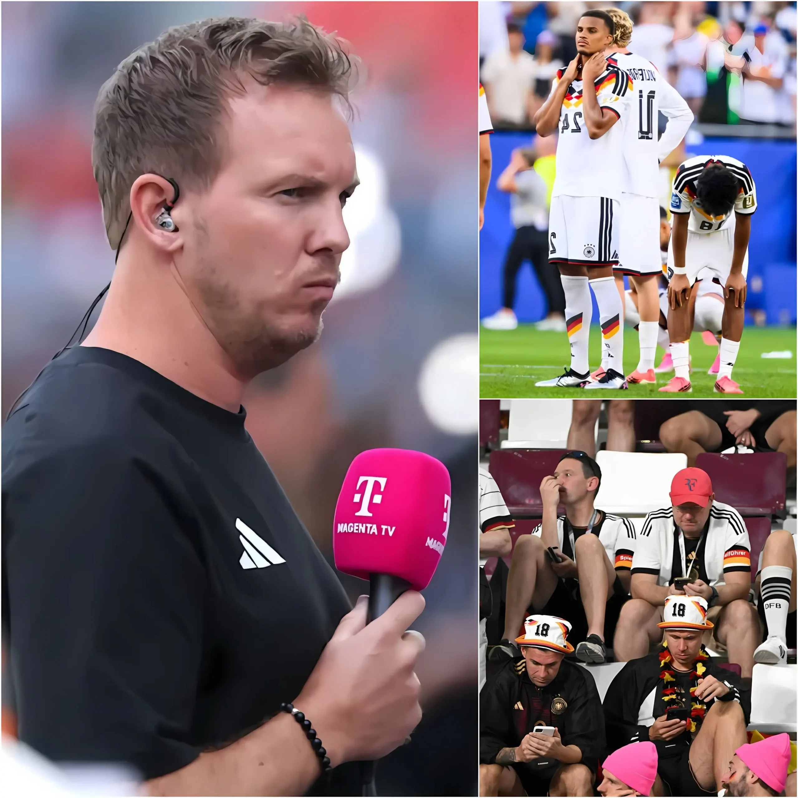 Cover Image for EILMELDUNG: Vor wenigen Minuten hat Julian Nagelsmann die gesamte deutsche Fußballgemeinschaft zu Tränen gerührt. Mit einer zutiefst emotionalen Abschiedsbotschaft an die Nationalmannschaft und an die Fans verabschiedete er sich nach seinem Rücktritt. Seine bewegenden Worte berührten Millionen Menschen und sorgten bundesweit für große Anteilnahme…Mehr sehen 👇👇