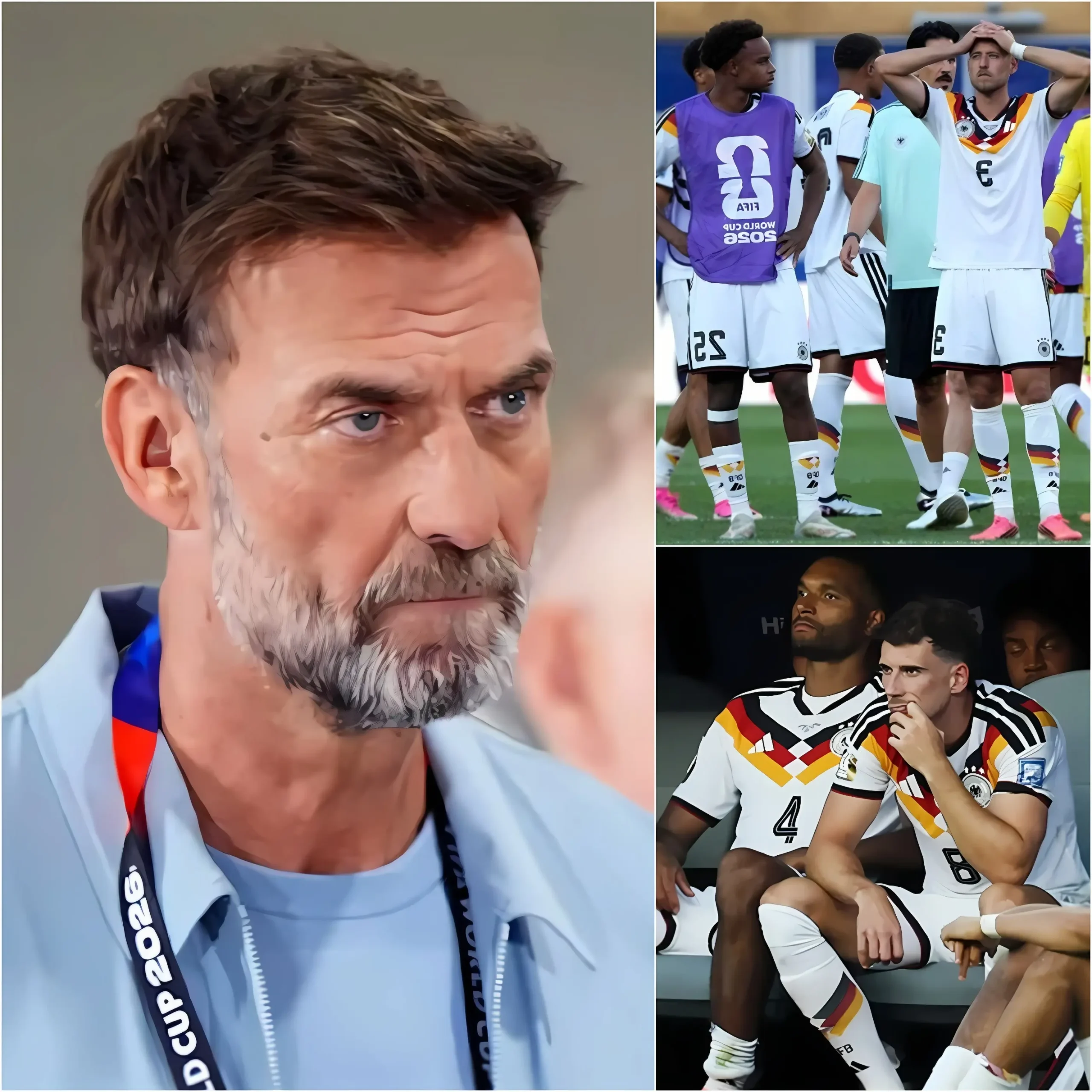Cover Image for SCHOCKIEREND: Direkt nach seinem Amtsantritt als Trainer der deutschen Nationalmannschaft hat Jürgen Klopp die gesamte Kabine in Angst und Schrecken versetzt.