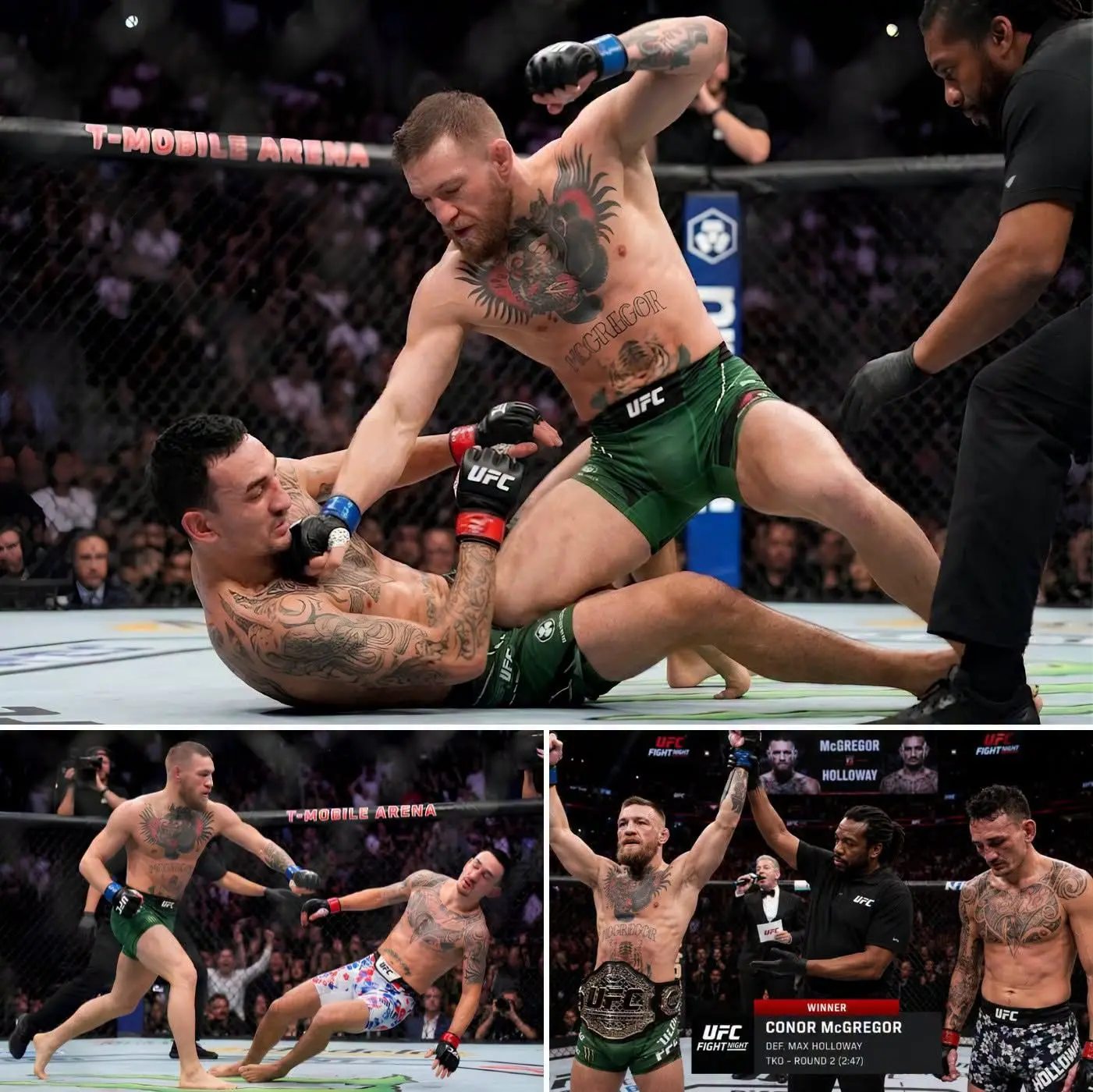 Cover Image for BREAKING NEWS: “THE NOTORIOUS ERA REFUSED TO DIE…” — Conor McGregor Stuns the MMA World With a Devastating 94-Second Knockout of Max Holloway