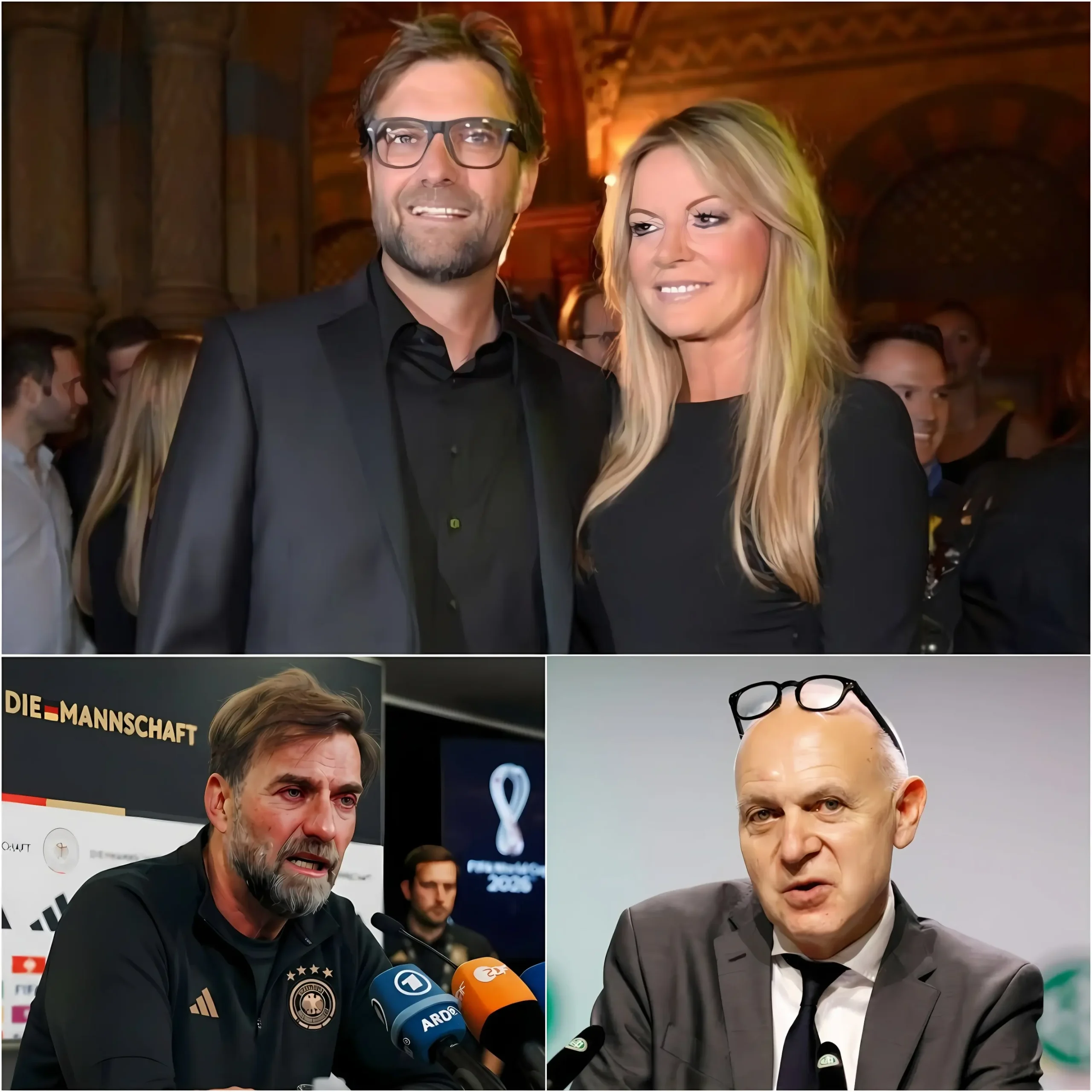 Cover Image for WIRKLICH HERZERREISSEND : VOR WENIGEN MINUTEN: Der Präsident des Deutschen Fußball-Bundes, Bernd Neuendorf, und die gesamte deutsche Nationalmannschaft haben der Familie ihres neuen Trainers Jürgen Klopp ihr tiefstes Beileid ausgesprochen, nachdem Jürgen Klopp bekannt gab, dass…