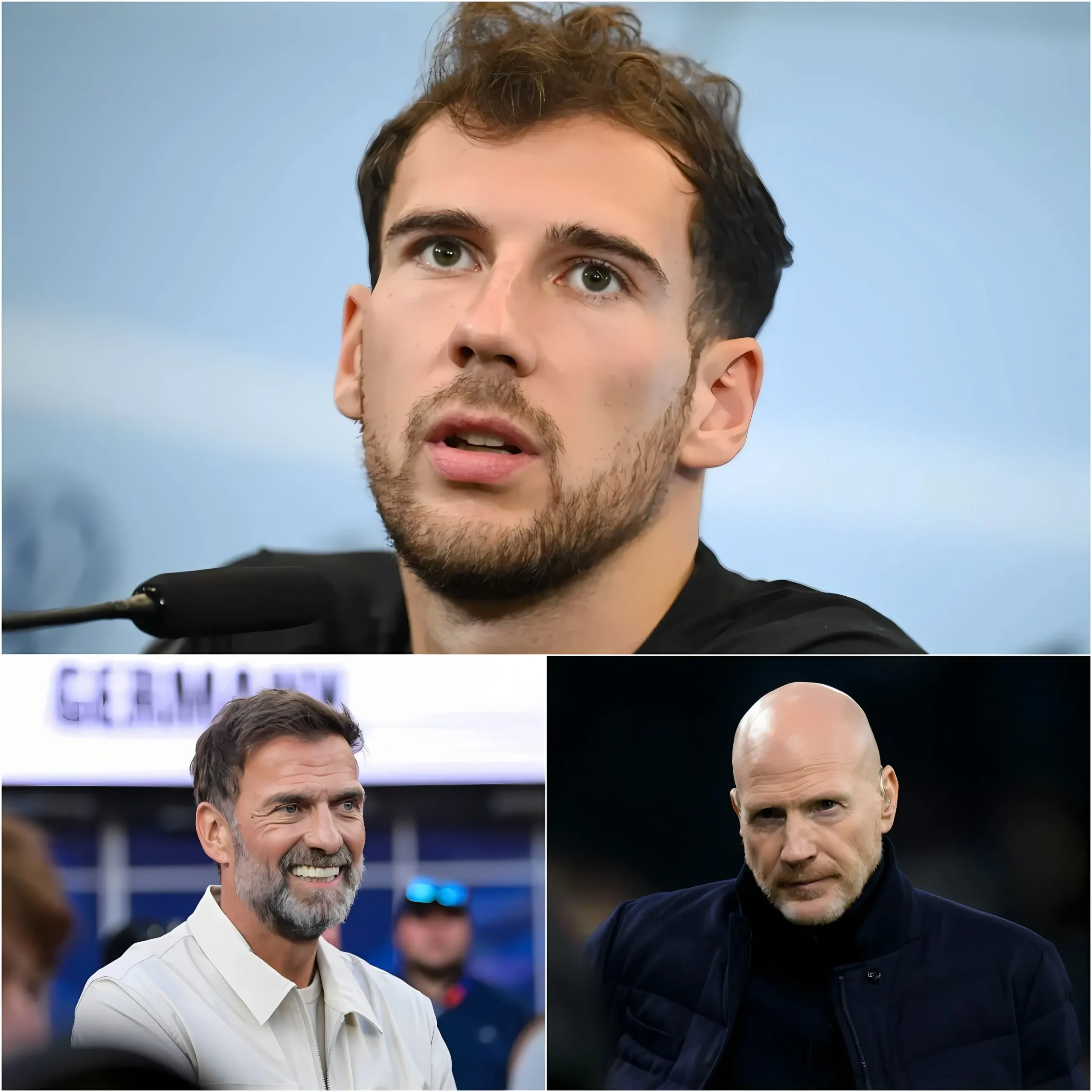 Cover Image for SCHOCKNACHRICHT : Weder Jürgen Klopp noch Matthias Sammer … Der deutsche Mittelfeldspieler Leon Goretzka soll dem Deutschen Fußball-Bund (DFB) Berichten zufolge einen überraschenden Trainerkandidaten vorgeschlagen haben,