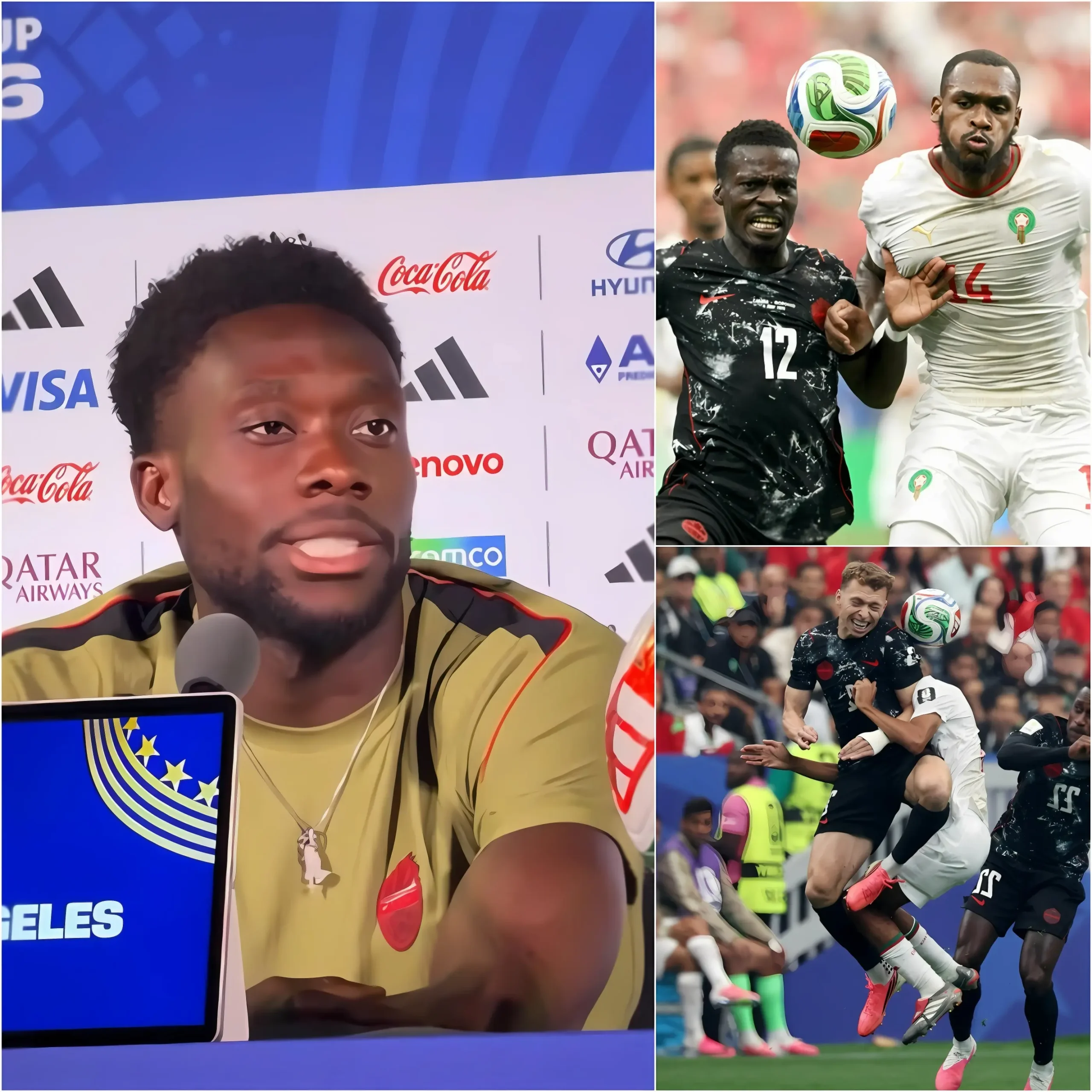Cover Image for NOUVELLE URGENTE : Le président de la FIFA a été contraint de convoquer une réunion d’urgence après la défaite 0-3 du Canada face au Maroc. Cependant,