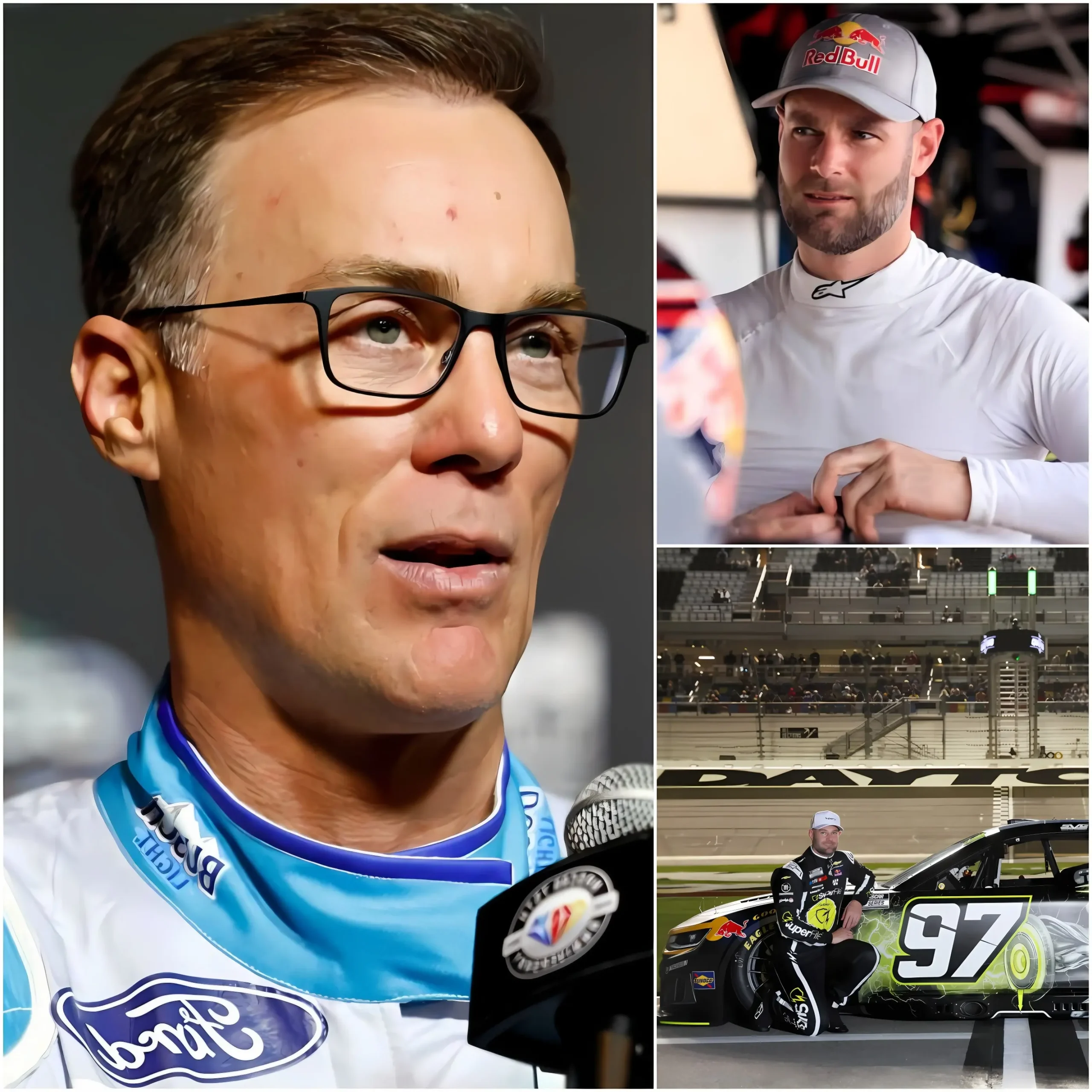 Cover Image for 🚨 EXPLOSION AFTER CHICAGOLAND: Kevin Harvick unexpectedly issued a serious warning to Shane van Gisbergen following events on the track, causing an immediate uproar in the NASCAR community.