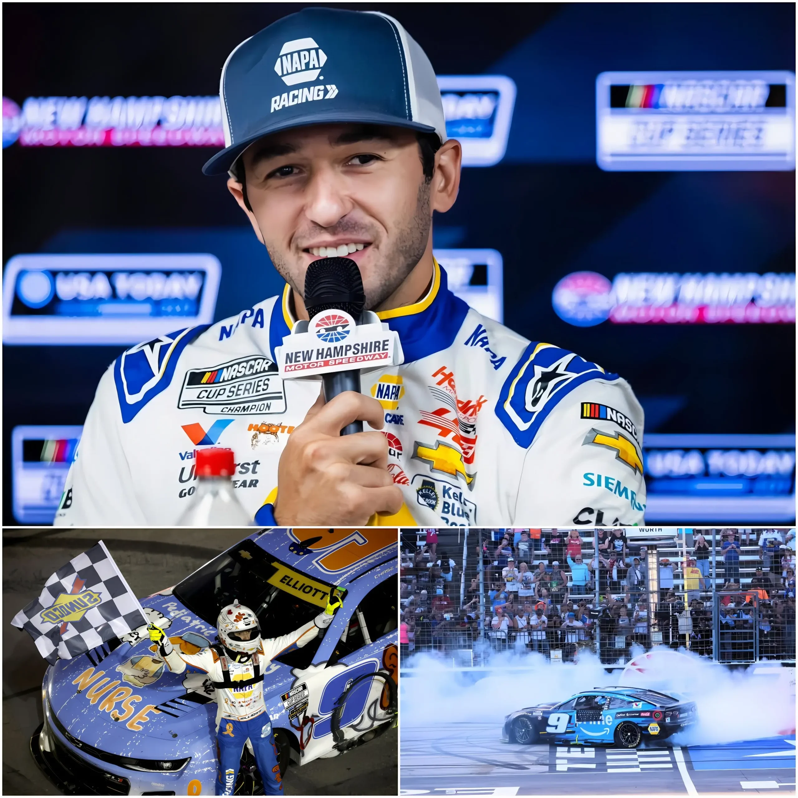 Cover Image for BREAKING NEWS:🚨 “Top 5 is just the beginning…” Chase Elliott unexpectedly made a 12-word statement after his breakthrough in the NASCAR standings, revealing a bold plan that could completely overturn the championship race.👇👇👇