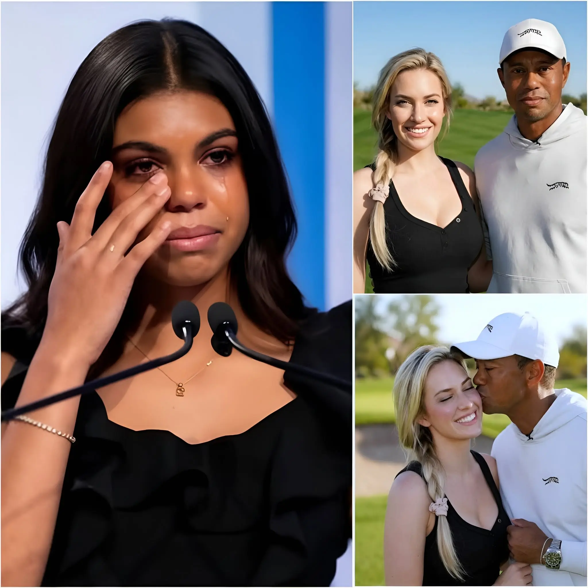 Cover Image for 🚨”I WILL NOT FORGIVE” “Enough patience for so many years!” Sam Alexis Woods, Tiger Woods’ eldest daughter, has shaken the golf world with a secret recording about her father’s girlfriend. In an emotional revelation, she talks about a mysterious ‘third party’ who has been destroying the family …