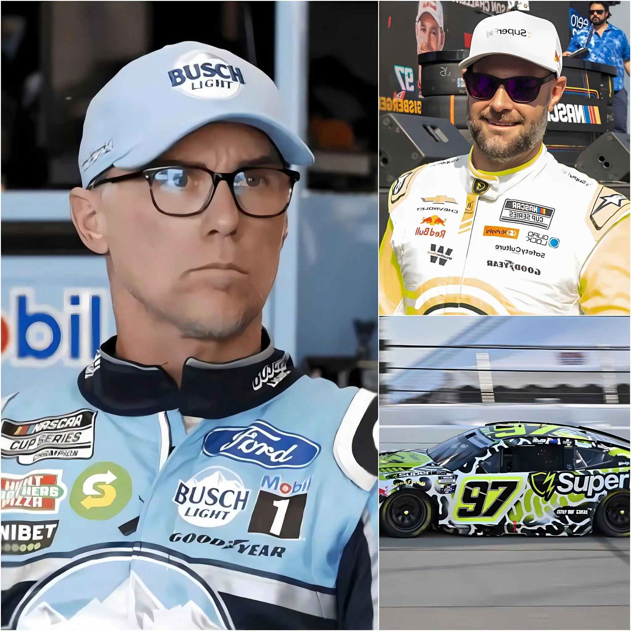 Cover Image for 🚨EXPLOSION AFTER CHICAGOLAND: Kevin Harvick unexpectedly issued a serious warning to Shane van Gisbergen following events on the track, causing an immediate uproar in the NASCAR community. “