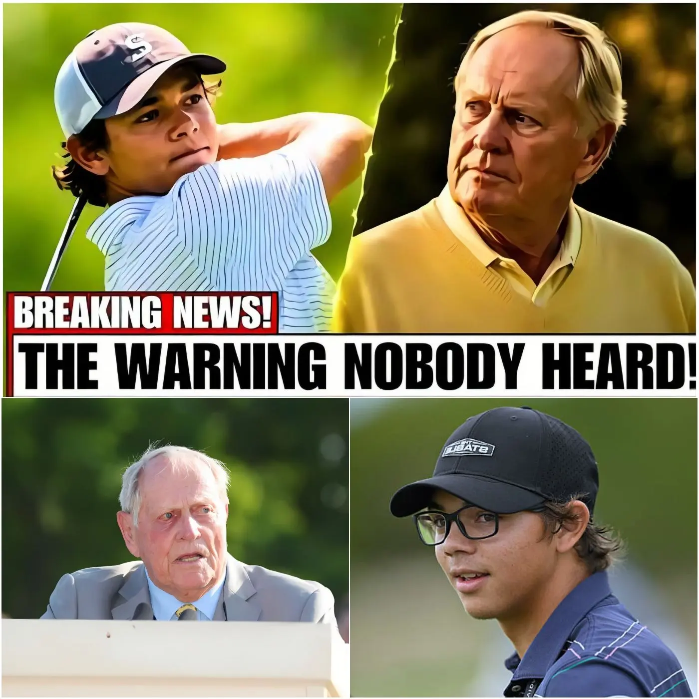 Cover Image for 🚨Charlie Woods Turned Heads with a Fearless Performance — And Jack Nicklaus Had a Message That Caught Everyone Off Guard.