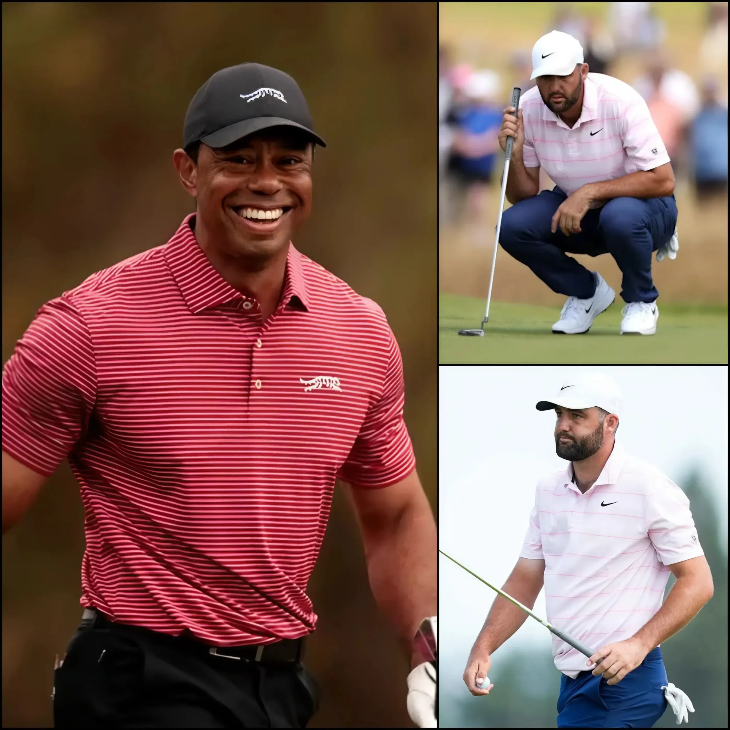 Cover Image for “HE WILL NEVER BREAK MY RECORD!” Tiger Woods spoke out after Scottie Scheffler’s “self-inflicted wound.”