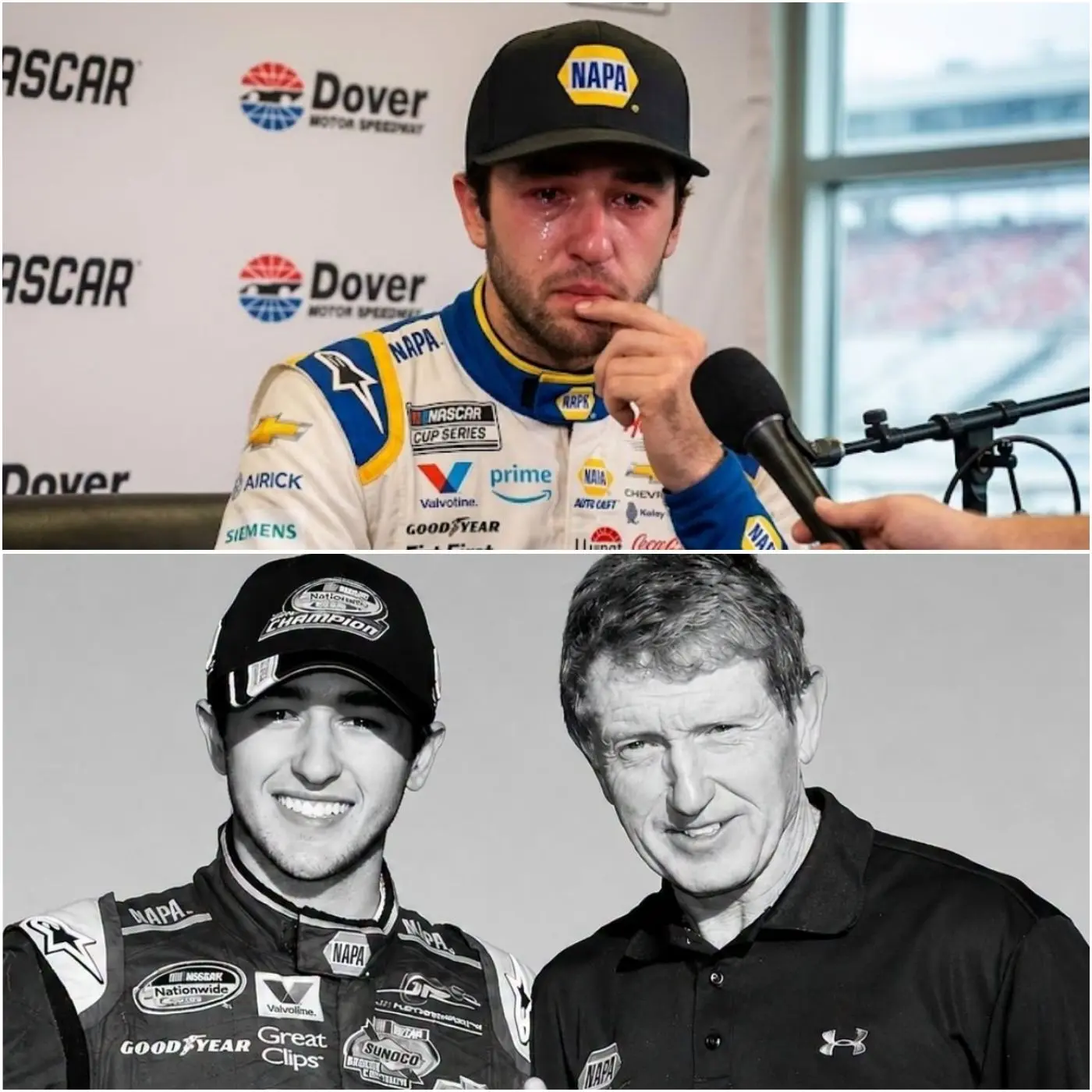 Cover Image for 😥💔BAD NEWS: 15 minutes ago Chase Elliott emotionally revealed that his father is currently…👇👇