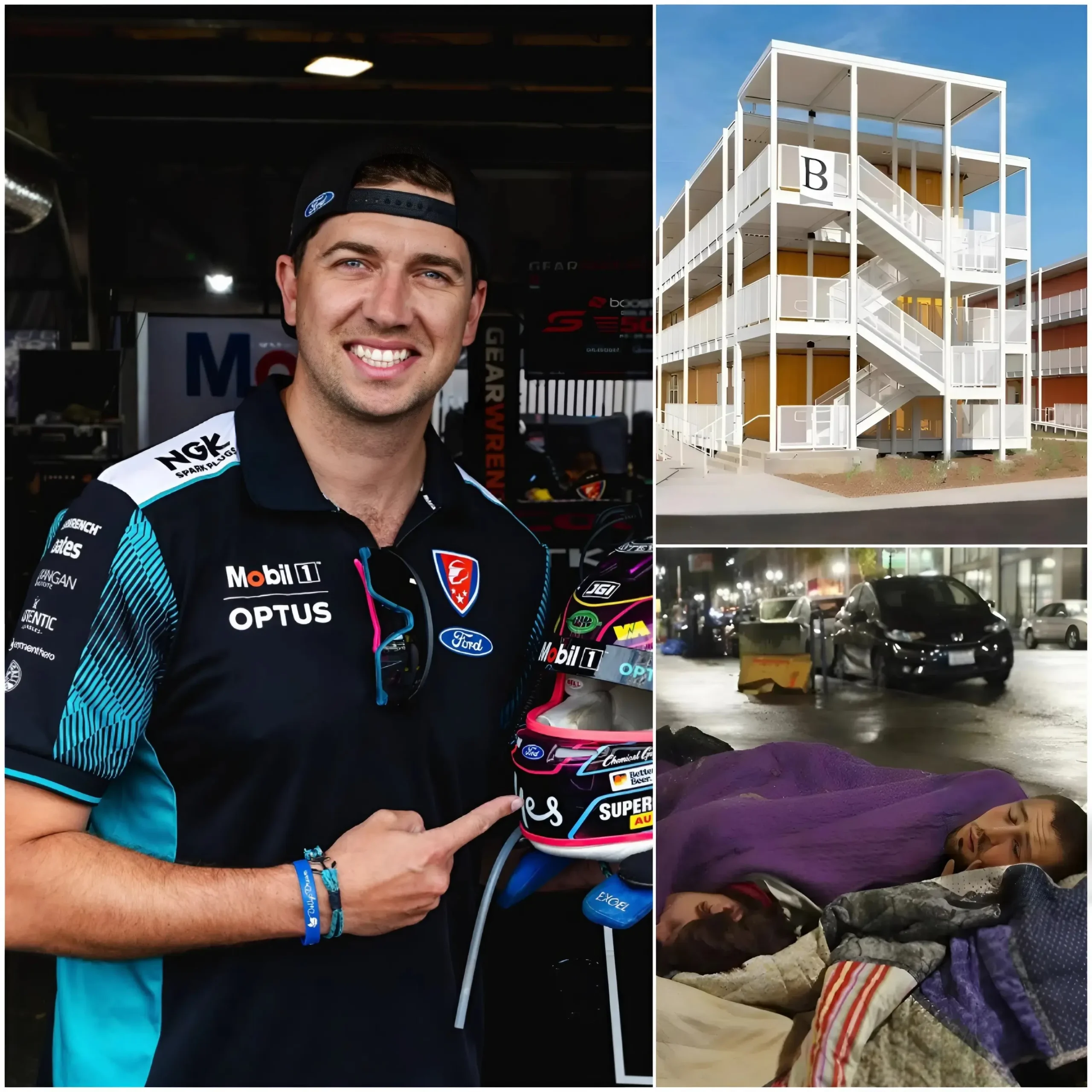 Cover Image for 🚨 BREAKING NEWS: TWG Racing star Chaz Mostert has shaken the SUPERCARS community by reportedly pledging over A$350,000 of his own money to support homelessness initiatives across Western Australia