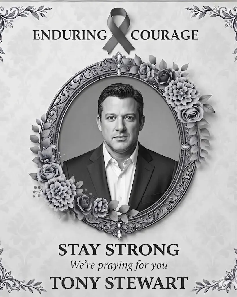 Cover Image for 😥💔SAD NEWS: Racing legend Tony Stewart is reportedly facing a serious battle with a severe illness, leaving his condition in a very critical state…