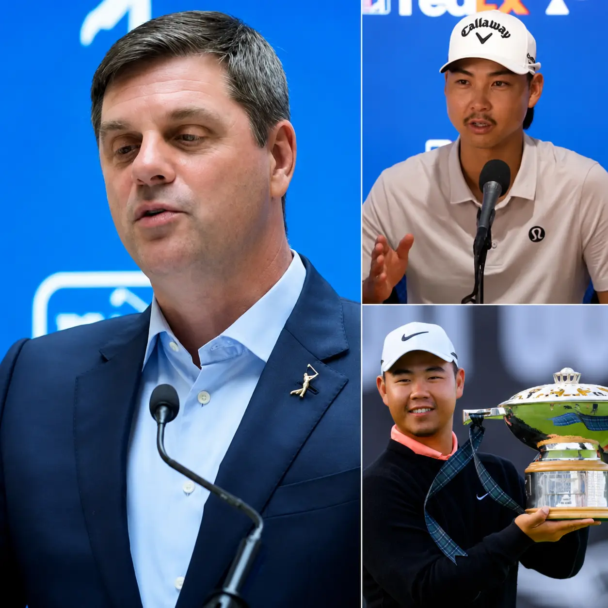 Cover Image for Breaking news from the Genesis Scotland Open 2026 press conference: After the tournament concluded with Tom Kim’s victory over Min Woo Lee