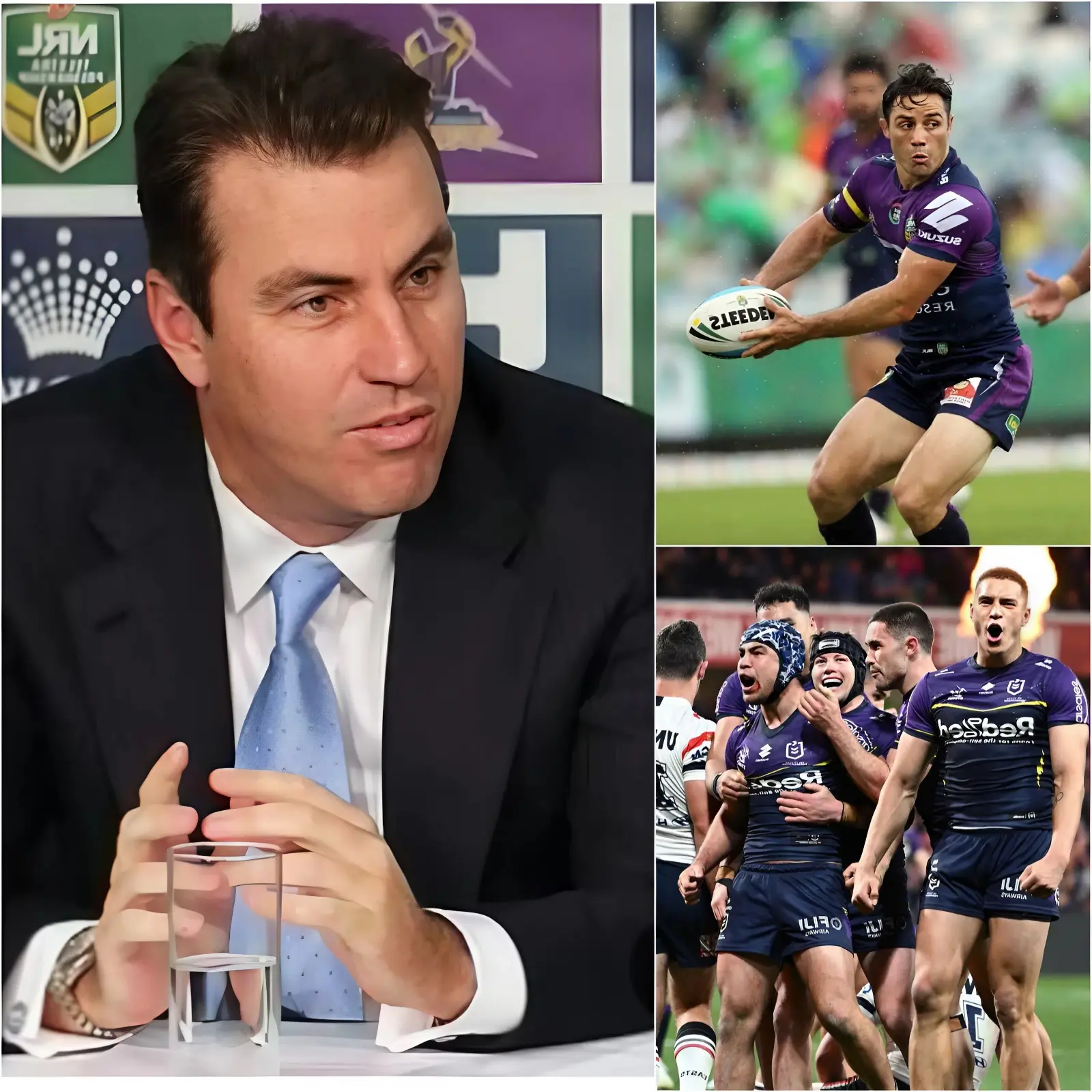 Cover Image for BREAKING NEWS: With only a few rounds left in the season, Chairman Matt Tripp shocked the entire Melbourne Storm squad when he declared: “