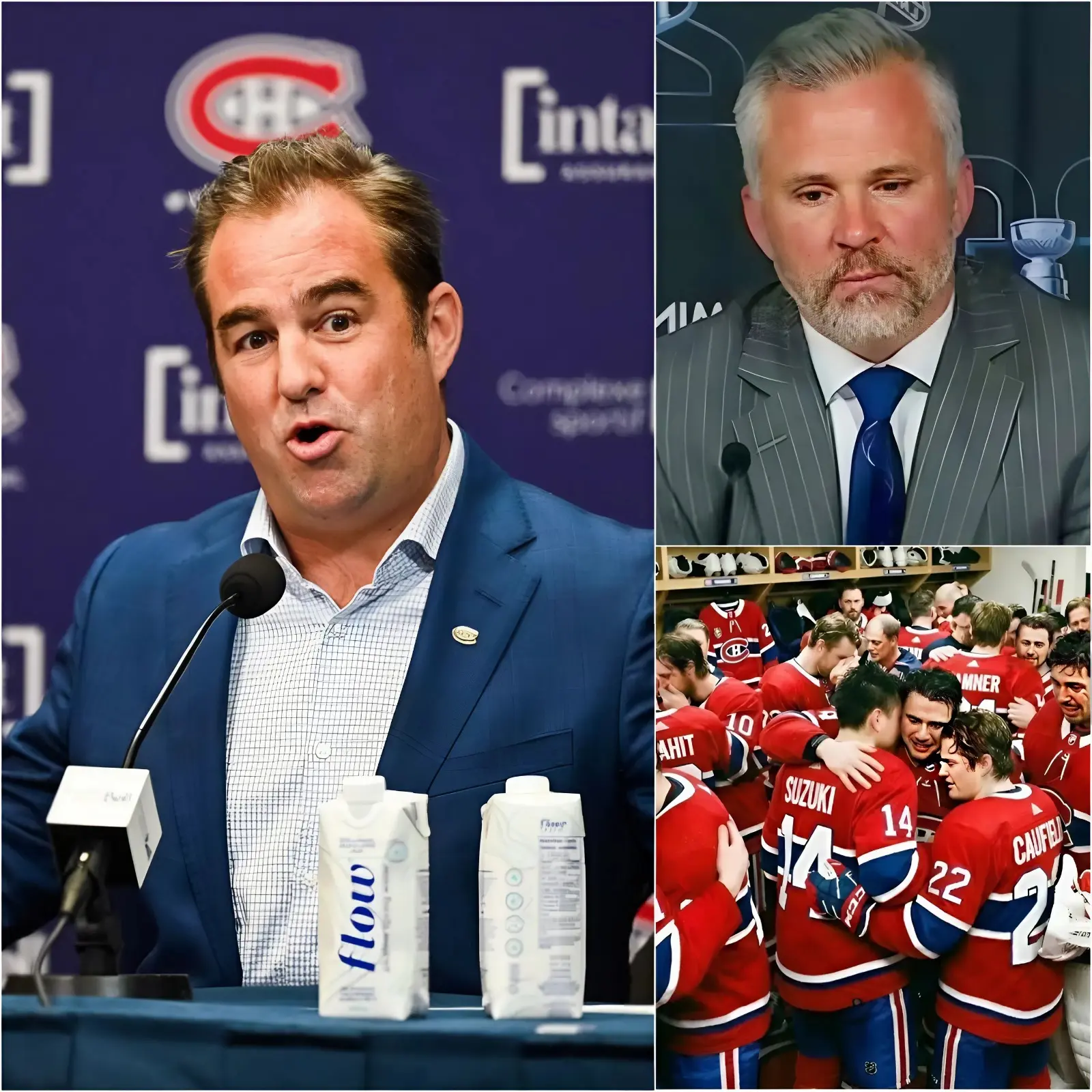 Cover Image for ACTU CHOC : L’entraîneur-chef Martin St. Louis a profondément ému les supporters et toute l’équipe des Canadiens de Montréal. Il a supplié le président Geoff Molson de lui donner une chance supplémentaire de diriger l’équipe pour une saison de plus