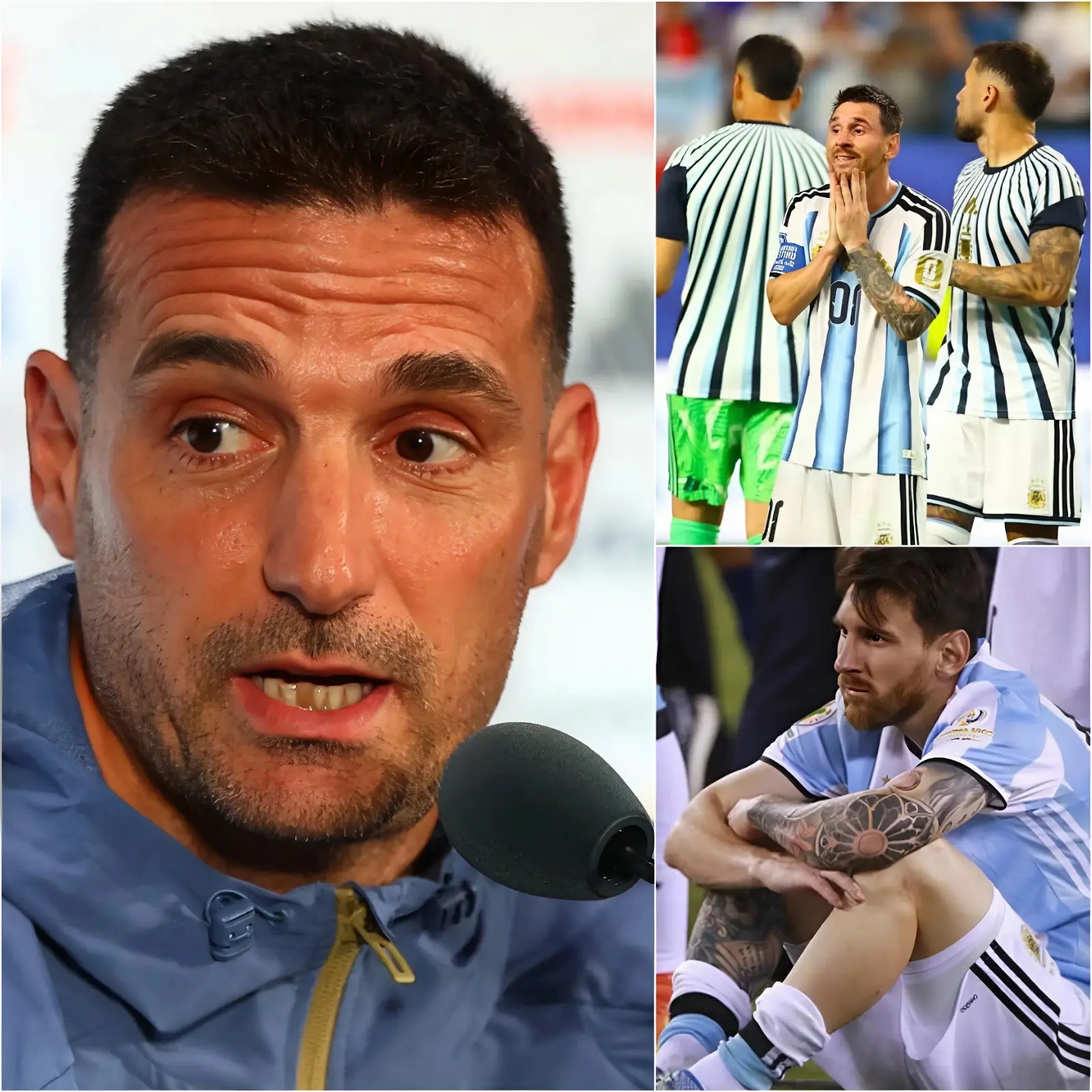 Cover Image for EIN GROSSER VERLUST FÜR UNS: Trainer Lionel Scaloni hat gerade eine traurige Nachricht bekannt gegeben: