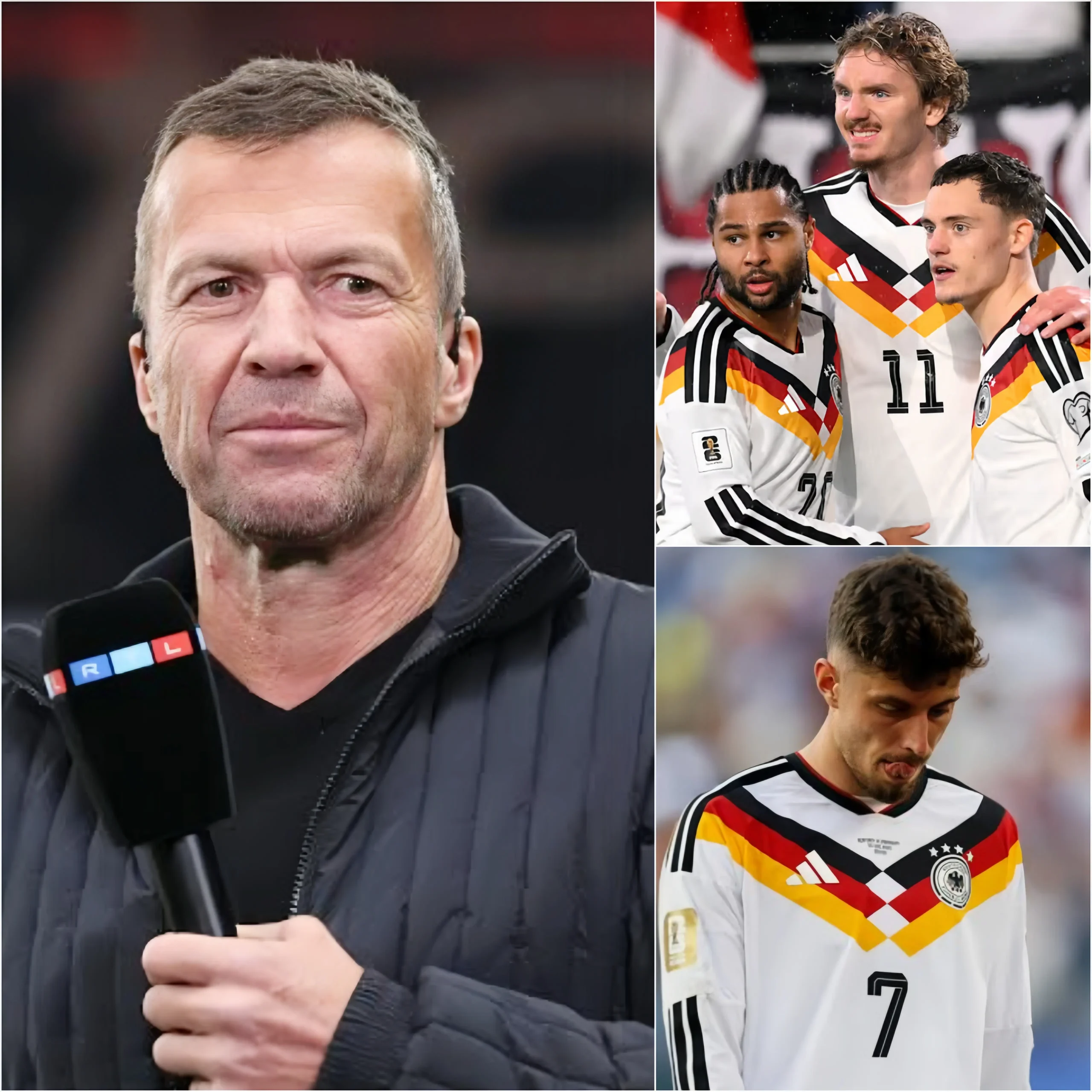 Cover Image for „Gebt den jungen Spielern mehr Chancen!“ Lothar Matthäus ist der Meinung, dass die deutsche Nationalmannschaft an einem Punkt angekommen ist, an dem ein grundlegender Umbruch unvermeidlich ist, wenn sie wieder zu einer der führenden Fußballnationen der Welt werden möchte.