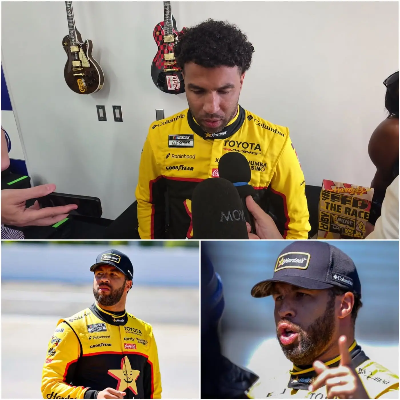 Cover Image for BREAKING NEWS: Bubba Wallace was fined $300,000 after NASCAR accepted Earnhardt Jr.âs lawsuit. However, what fans are interested in isnât the huge fine, but Bubbaâs calm reaction and a statement he made that sparked controversy in the racing communityâŠ.